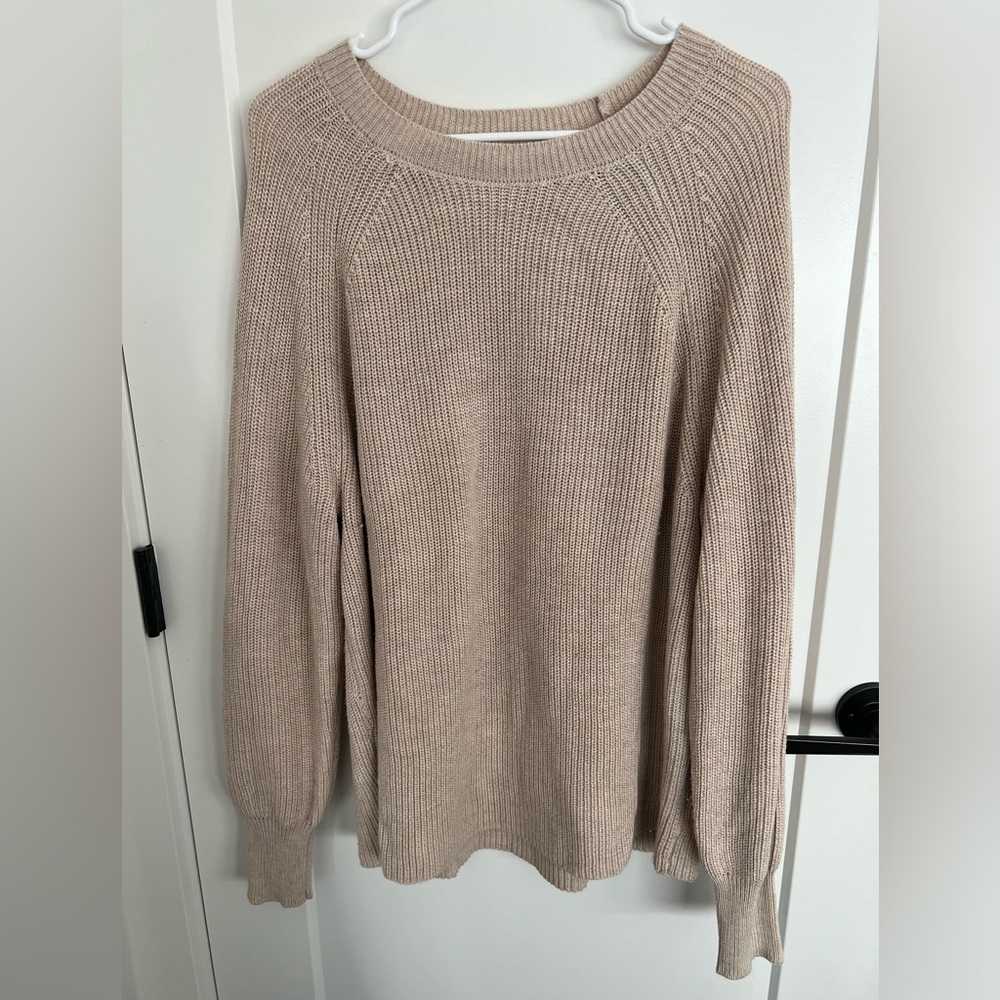 Jessica Simpson sweater, taupe/tan. Size XXL